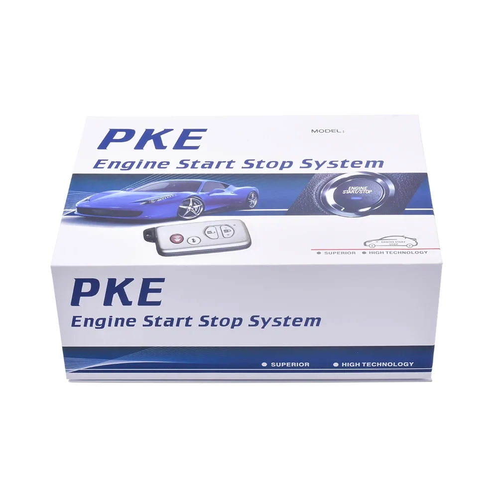 Sistem Entri Tanpa Kunci PKE Tombol Tekan Start Stop Starter Jarak Jauh Alarm Mobil Universal Mobil