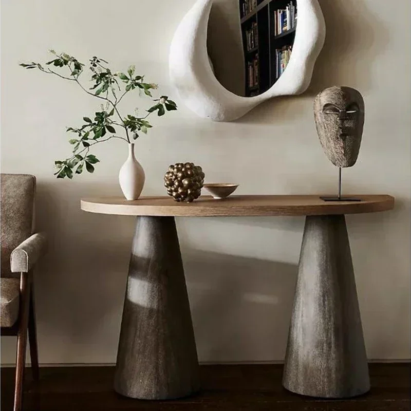 

Console Tables a Long Narrow Table Nordic Console Aisle Corridor Household Console