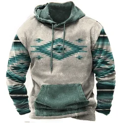 Autumn Vintage Ethnic Style Hoodies 3D Print Men Women Casual Oversized Y2k Hoodie Pullovers Hooded Sweatshirts Male Clothing