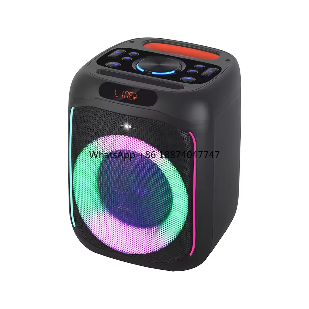 

Factory 8-Inch Portable Outdoor Speaker Bluetooth Stereo 40W Output Power Amplifier Excellent Bass Performance HiFi Speakers