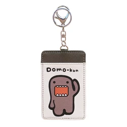 Domo Kun porta carte d'identità per donna uomo Anime Cute Bag portachiavi Charms custodia protettiva per carte