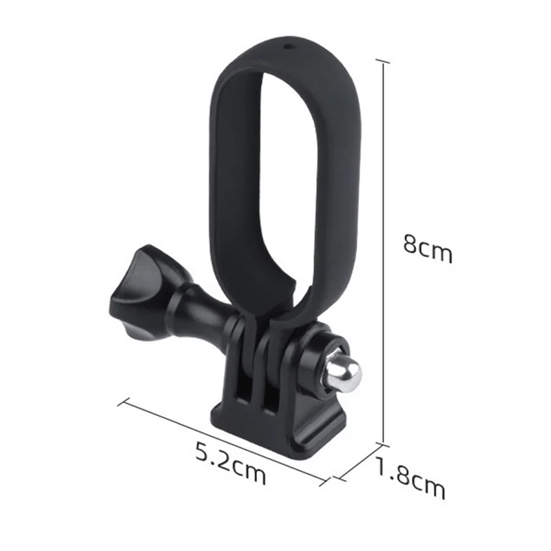 AED5-Voor Insta360 Go2 Beschermende Frame Mount Verstelbare Hoek Beugel Stabilisator 2 In1 Voor Insta360 Go2