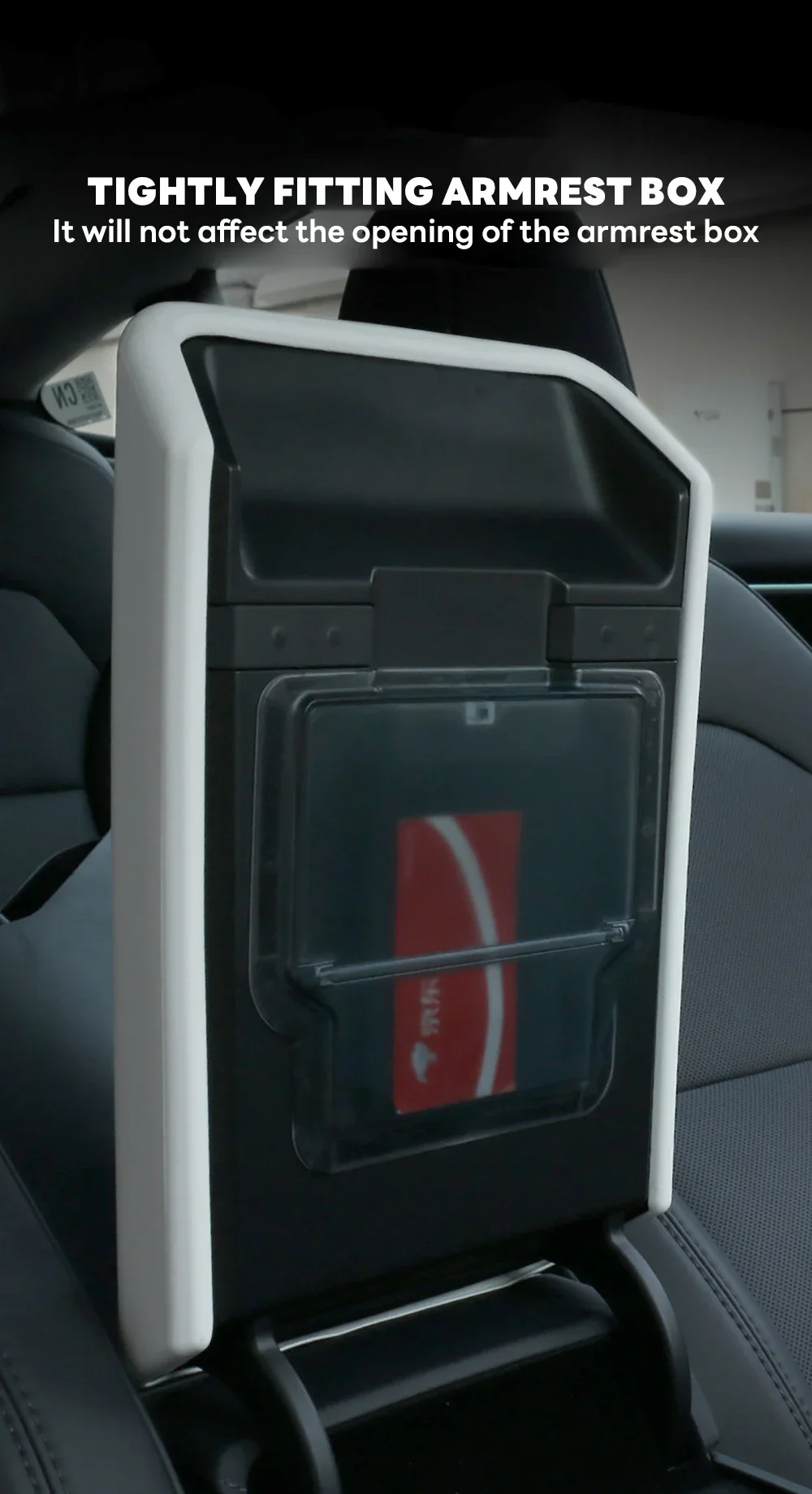 Für Tesla Model Y L Juniper 2026 Mittelkonsolen-Armlehnenabdeckung YL 2025 Armlehnen-Schutzabdeckung Model 3 Highland Zubehör – Detail 8