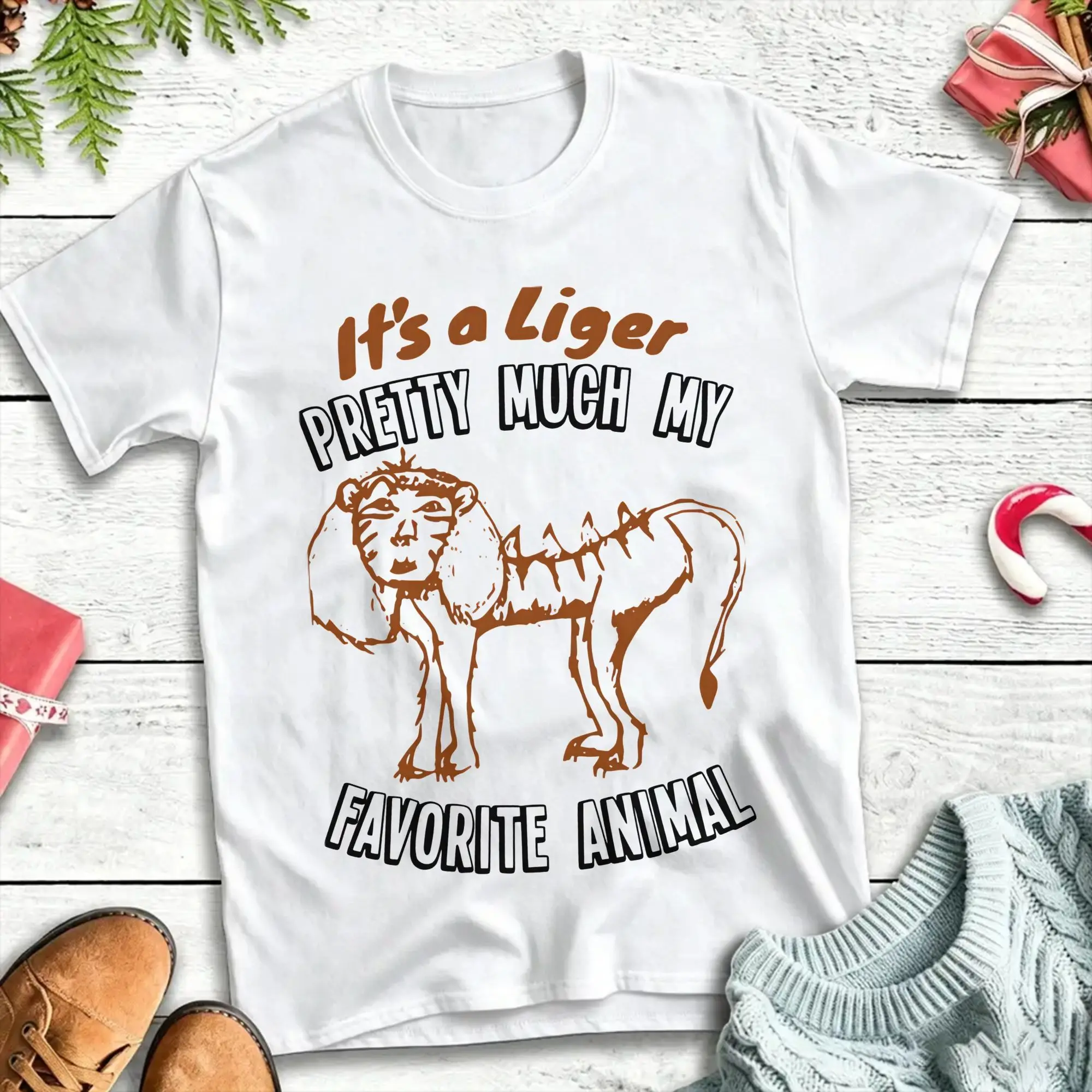 Napoleon Dynamite Animal  T Shirt Men Women Cotton Awesome T-Shirts Round Neck  Tees Short Sleeve Clothing Printed