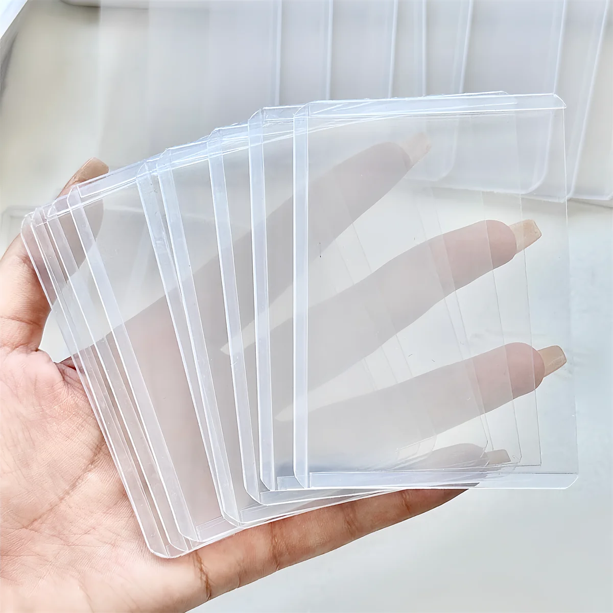 plastic sleeves for id cards EcoEarth Horizontal Card Protector with Soft Edge (Large 4x3, 100 Pack) Clear Pouch Name Badge Holders, Conference Nametag Sleeves, No Zipper for Quick and Easy Loading of Clear Vinyl ID Badge Holder ABEYATH 10 Pack Extra Thick