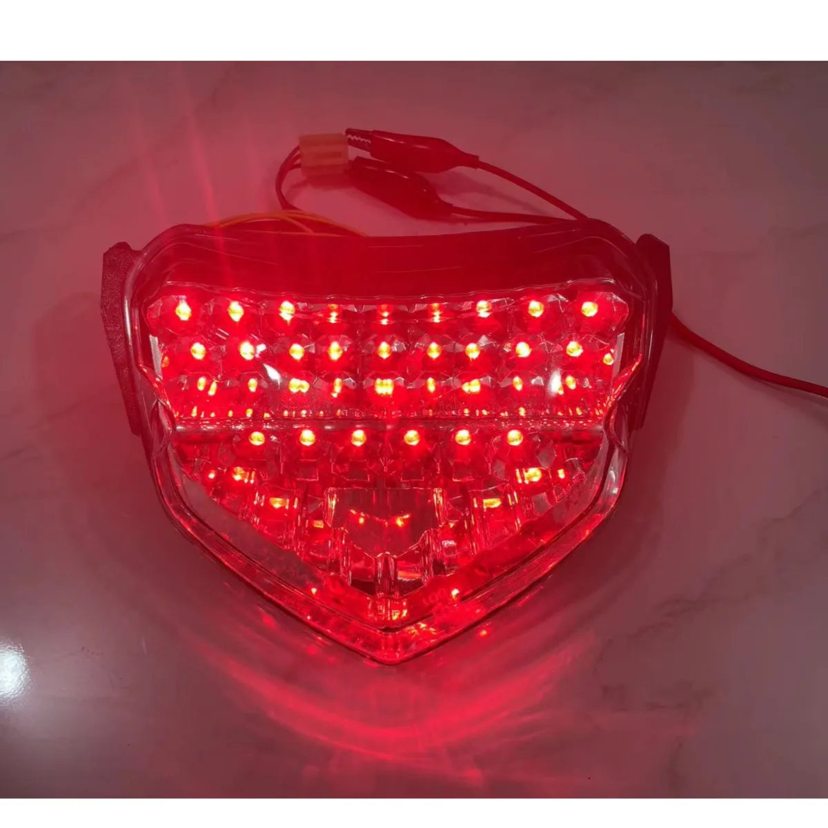 Motorcycle Rear Fender Tailling Edge LED Brake Tail Light Turn Signal Taillight For SUZUKI GSXR600 GSXR750 K4 2004 2005