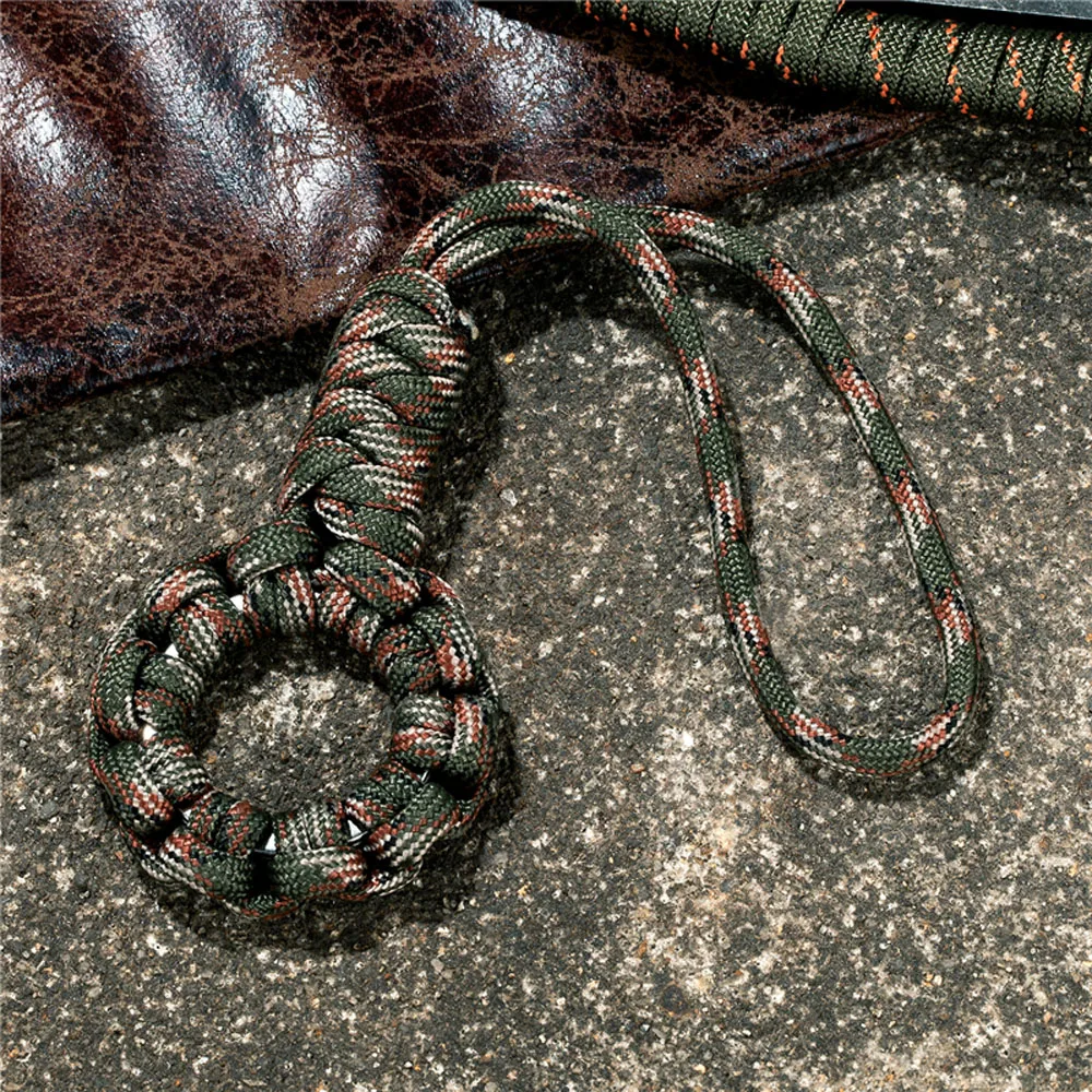 

Survival Backpack Parachute Cord 7-core Umbrella Rope Outdoor Tools Camping Hiking Key Ring Lanyard Paracord Keychain