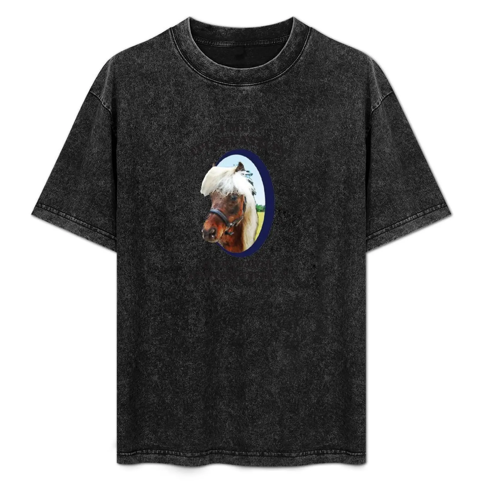 I met Li'l Sebastian At the Pawnee Harvest Festival - Parks and Rec T-Shirt Work Outdoor T-Shirt for Men