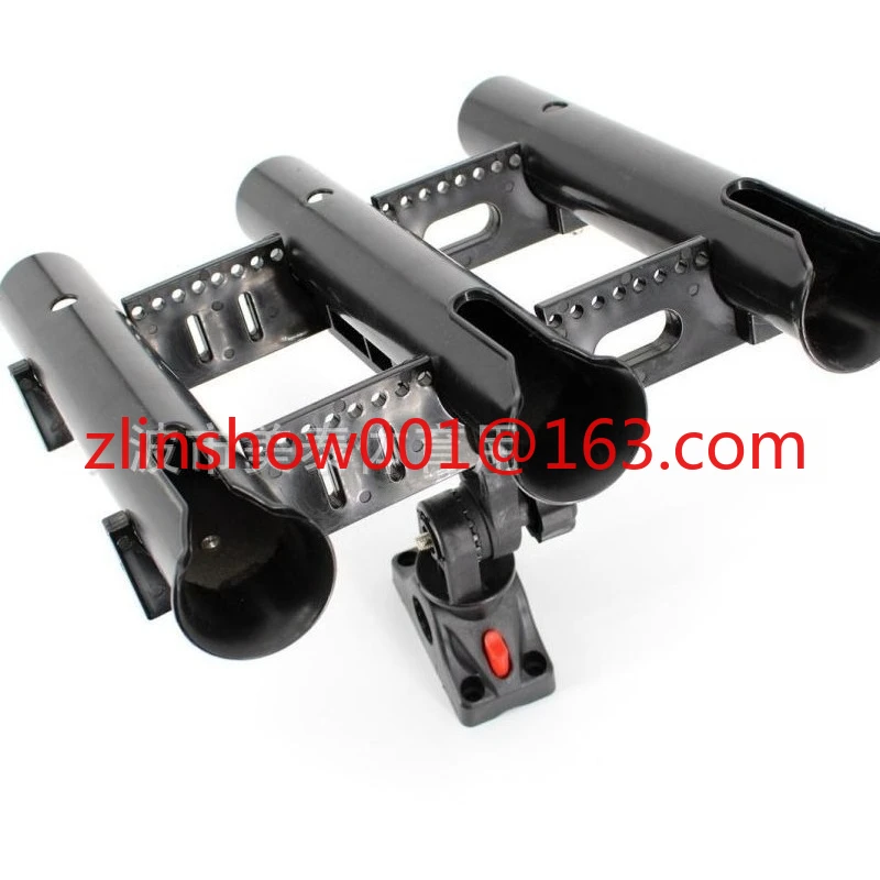 

Three rows of fishing rod holder Three-hole seat Battery Marine rod socket Fishing boat gear accessories