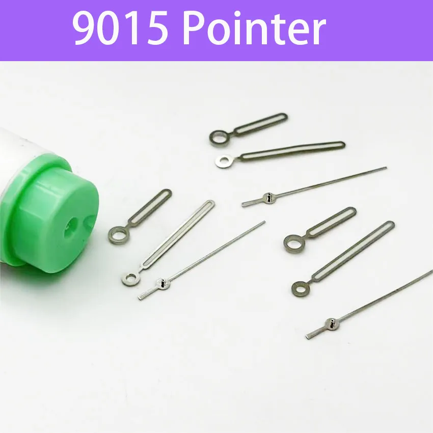 3 Set Silvery Luminous Watch Pointers for 9015 Movement Male Watch Hands Hour Minute Second Three Needles Accessories