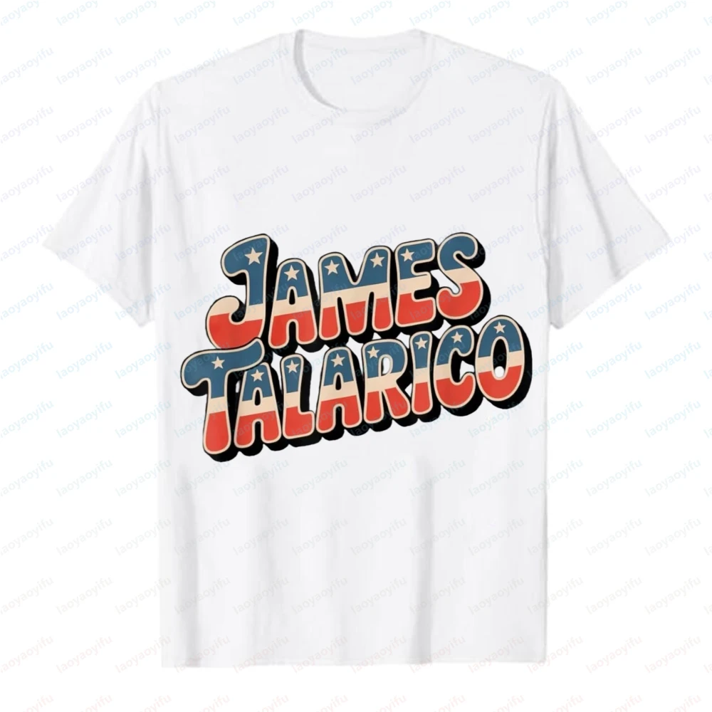 James Talarico Texas Democrat Political Campaign Supporter T-Shirt Y2k Tops Harajuku Shirts for Women Vintage Aesthetic Clothes