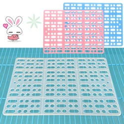 Plastic Mesh Rabbit Foot Pads Holland Pig Totoro Dolphin Dung Leak Plate Pet Cage Foot Pads Hamster Cage Can Be Assembled Trays