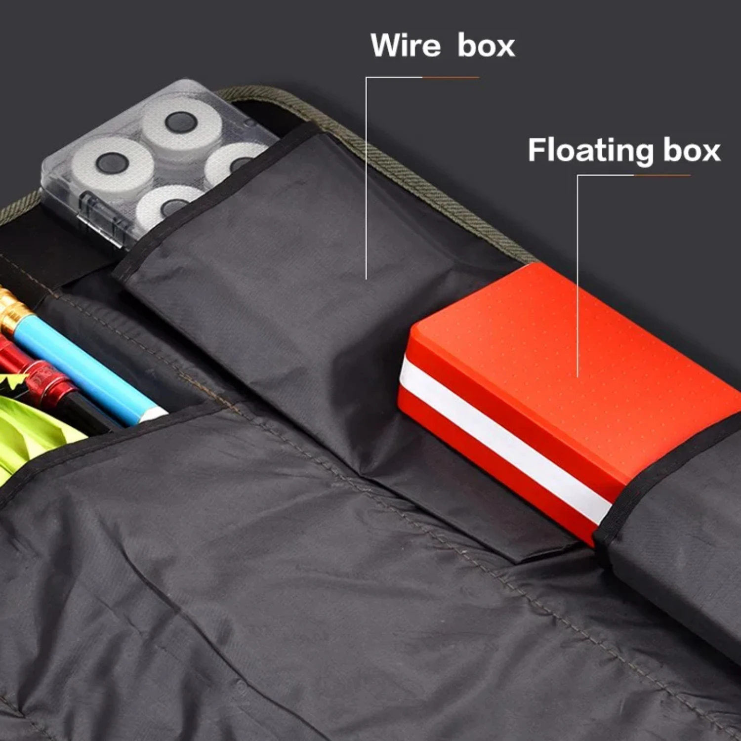 المحمولة 150 سنتيمتر الصيد رود الحال بالنسبة معالجة الملحقات لفة مظلة قابلة للطي الصيد السحر الصيد الفخاخ معدات الصيد #5