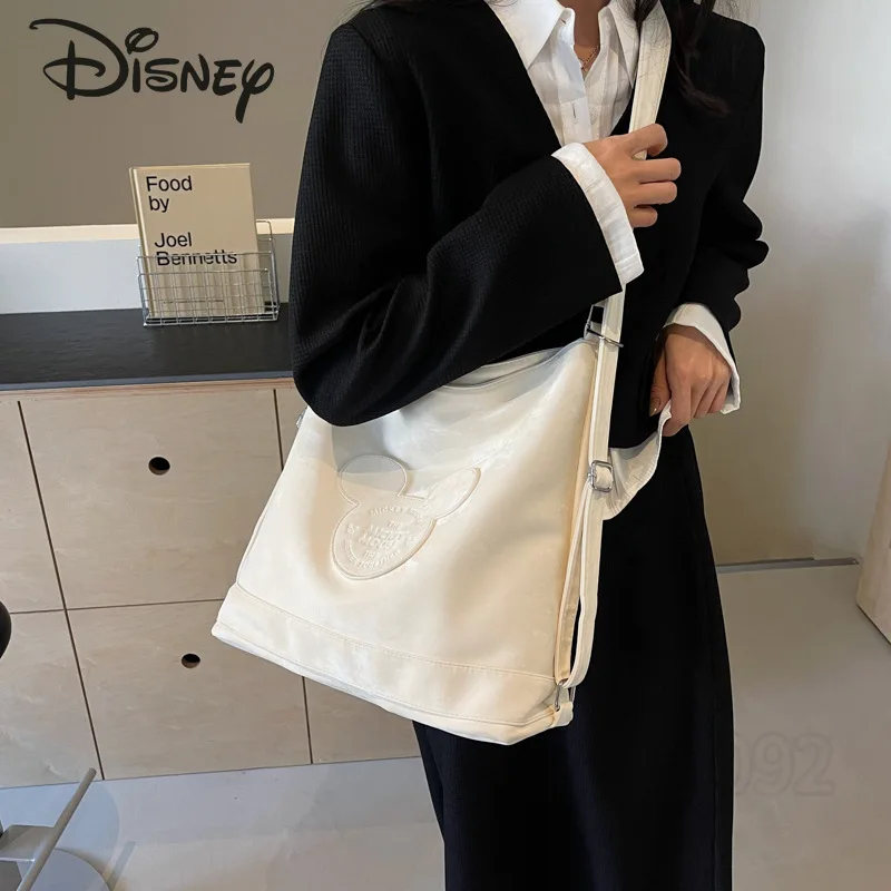 Borsa a tracolla da donna nuova Disney Mickey borsa da donna di moda di marca di lusso zaino da cartone animato di grande capacità multifunzionale