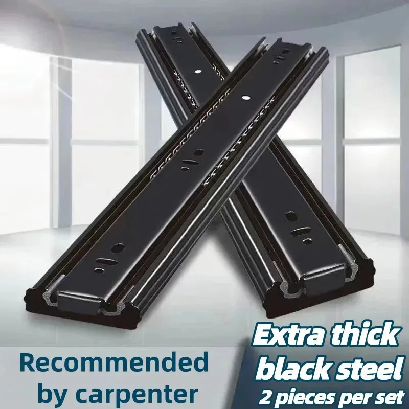 

Направляющие для выдвижных ящиков из холоднокатаной стали 10-20 дюймов, двухсекционные, для мебельной фурнитуры, для закрытых ящиков