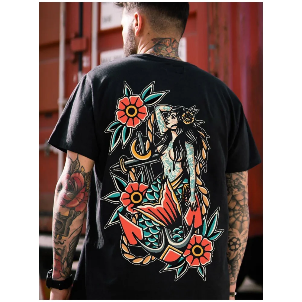 

Men's T-shirt Japan Print Short Sleeve T Shirt For Men 3D Tops Tees Vintage Street Clothing Oversized Tee Shirt Man Clothes