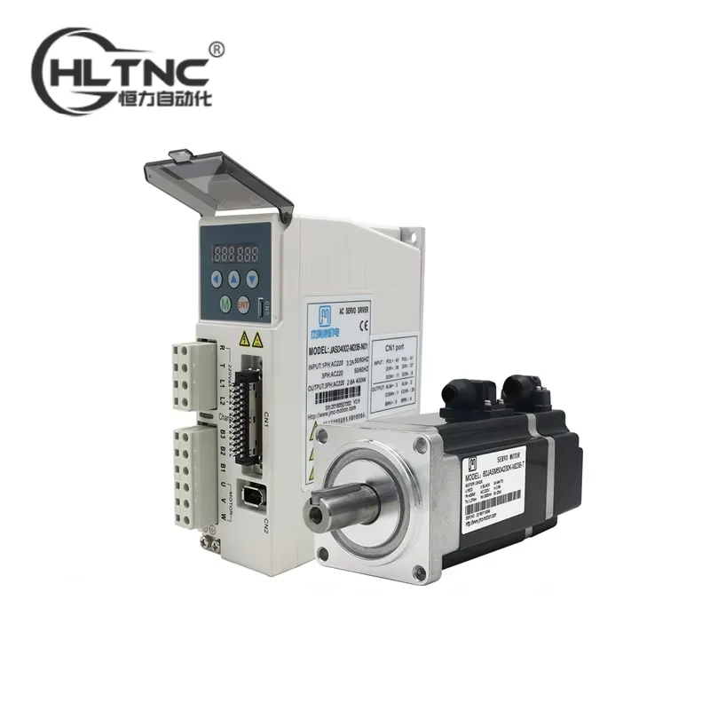 

JMC 400 Вт 3000 об/мин 1,27 нм 60 мм 220 В комплект серводвигателя переменного тока 17 бит 60JASM 504230 К-17Б JASD4002-20Б