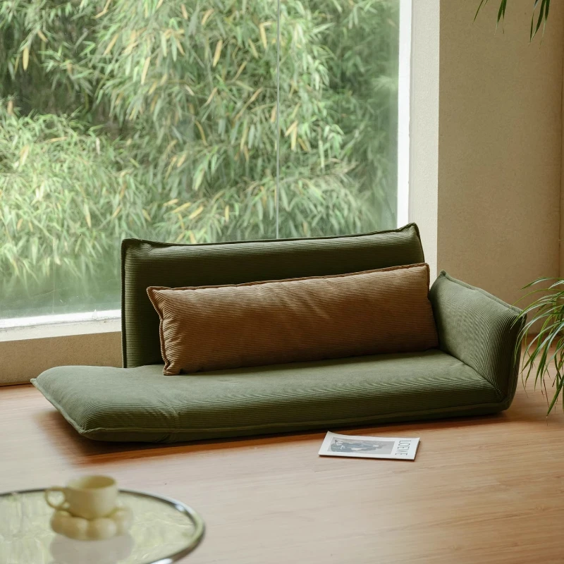 Folding sofa tatami bay window lying pad reading lazy sofa balcony floor-to-ceiling small apartment sofa
