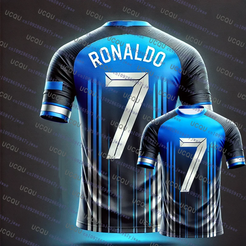 2026 وصول جديد طبعة خاصة رونالدو 7 كرة القدم جيرسي المعتاد الرياضة قصيرة الأكمام التدريب موحدة كرة القدم جيرسي رجل التي شيرت
