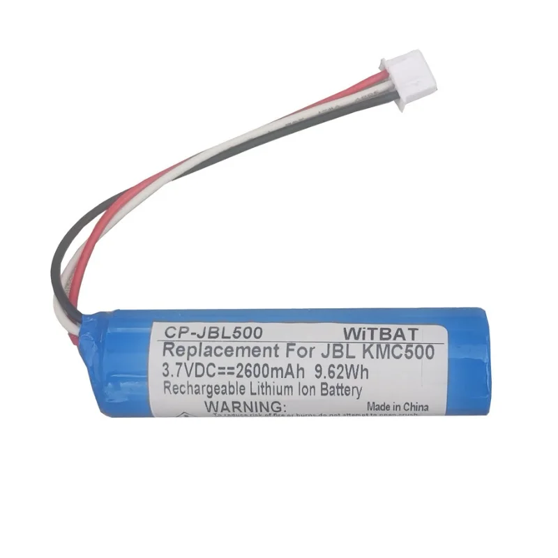 

TD0535 Battery for JBL KMC500 Microphone New Li ion Rechargeable Replacement 3.7V 2600mAh