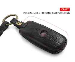 PANICAL For Honda GL1800 Goldwing 1800 F6B Motorcycle Freshwater Nile Crocodile Leather Key Leather Case Fashion Keychain 2018+