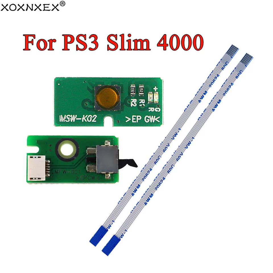 PS3 4000 CECH 4000 Süper İnce Güç Düğmesi Açma KAPAMA anahtarlama