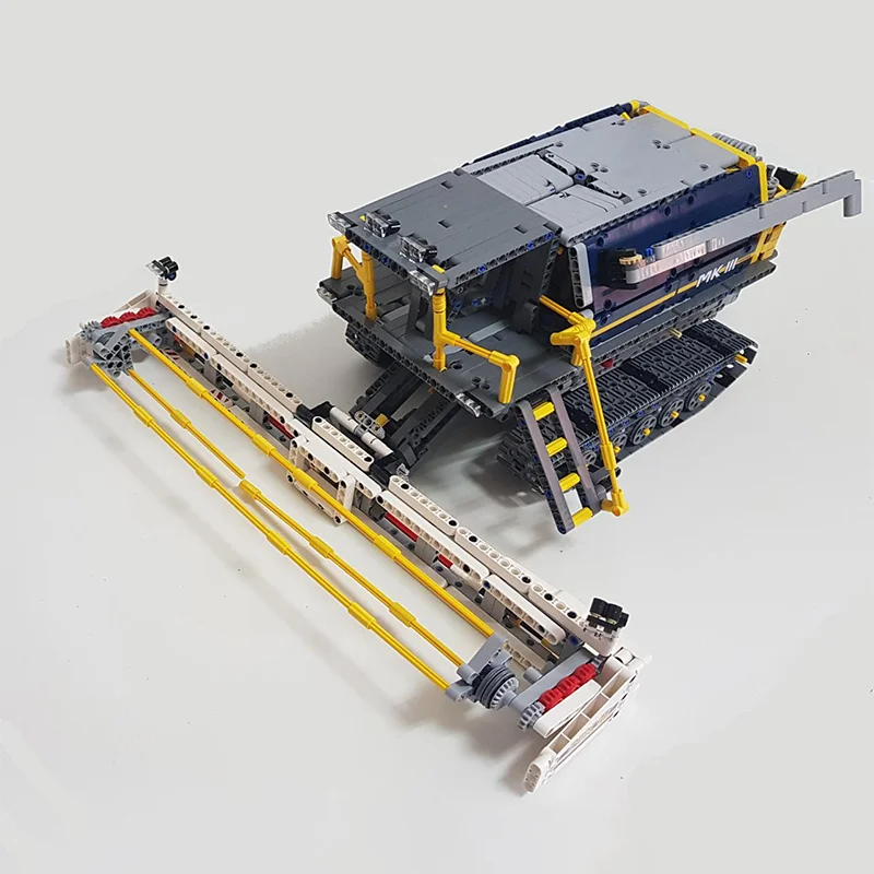 Colheitadeira combinada de 3929 Uds., máquina agrícola modelo C 42055, creación MOC personalizada, juguetes de bloques de construcción, juguete para regalo