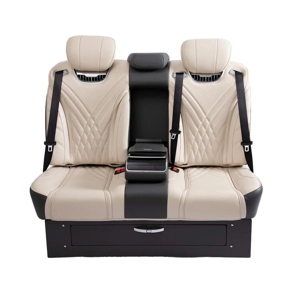 2024 New Model Intelligent Touch Screen Controlled Multi-Function Sofa Bed Drawer Customizable Aviation Leather Car Seat