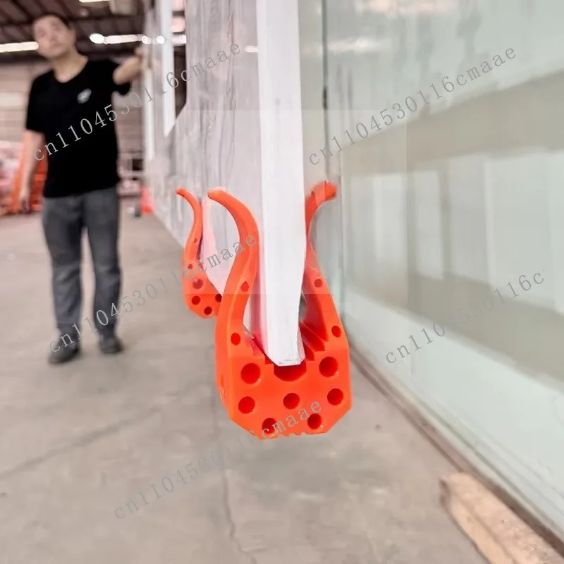 Adjustable plastic panel multi-function mobile wheel device, removable for stone and glass processing exhibitions