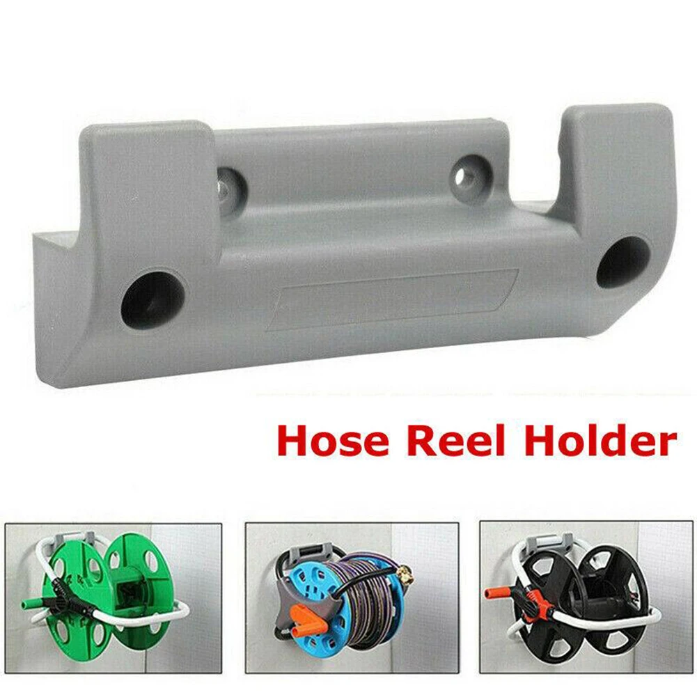 Bracket Holder Fixing Bracket Garden Storage Tidy Pipe With 4 Screws Reel Holder Wall Mounted Garden Brand New