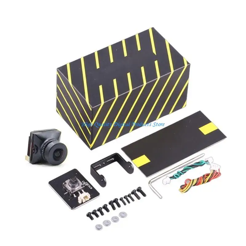 

U2JE DC5-40Volt Wide Voltages Ratel 2 V2 1200TVL Camera Highly Resolution FPVs Camera 2.1mm Lens Improve Flying Experience
