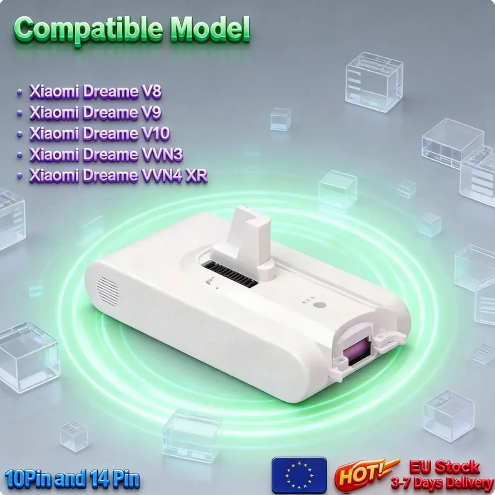 (Professioneller) V9 V10 Lithium-Akku für Dreame V8 V9 V10 V9P XR VVN3 VVN4 Handstaubsauger Ersatzakku