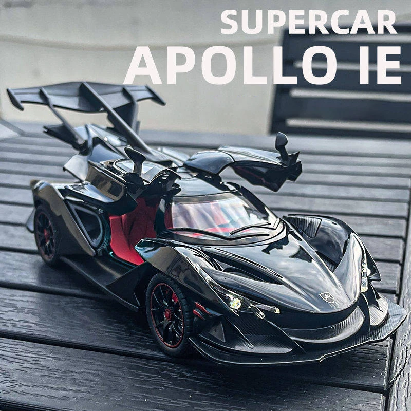 Модель автомобиля из сплава, 1:24 Apollo IE Intensa Emotion, игрушечный автомобиль, литье под давлением, металлическое литье, звук и искусство, автомобиль, игрушки для детей, автомобиль
