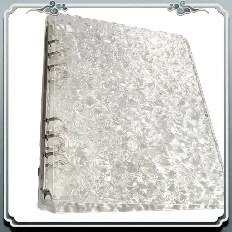 A5 อะคริลิคใสหลวมอัลบั้มรูป 6 อะคริลิคอัลบั้ม Binder Photocard Binder