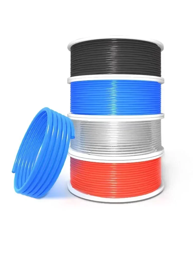 Tuyau d'air pneumatique 10m/20m/50m/100 mètres-Tube en plastique 4/6/8/10/12mm, tube en polyuréthane pour usage pneumatique