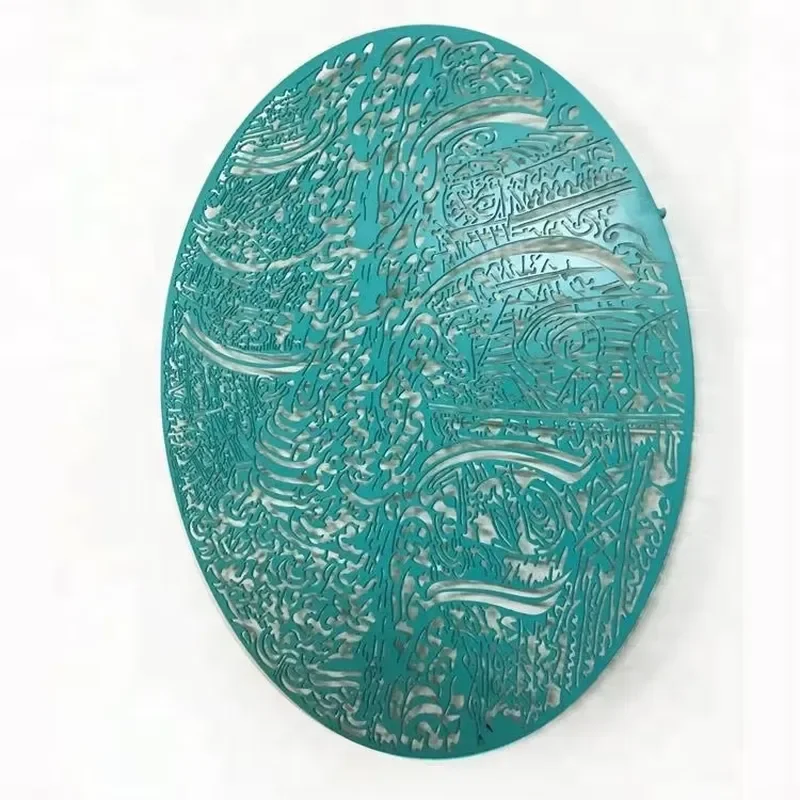 Esculturas e Ornamentos de Metal Personalizados em Estilo Árabe para Decoração de Parede e Vitrine, Enviados para o Catar