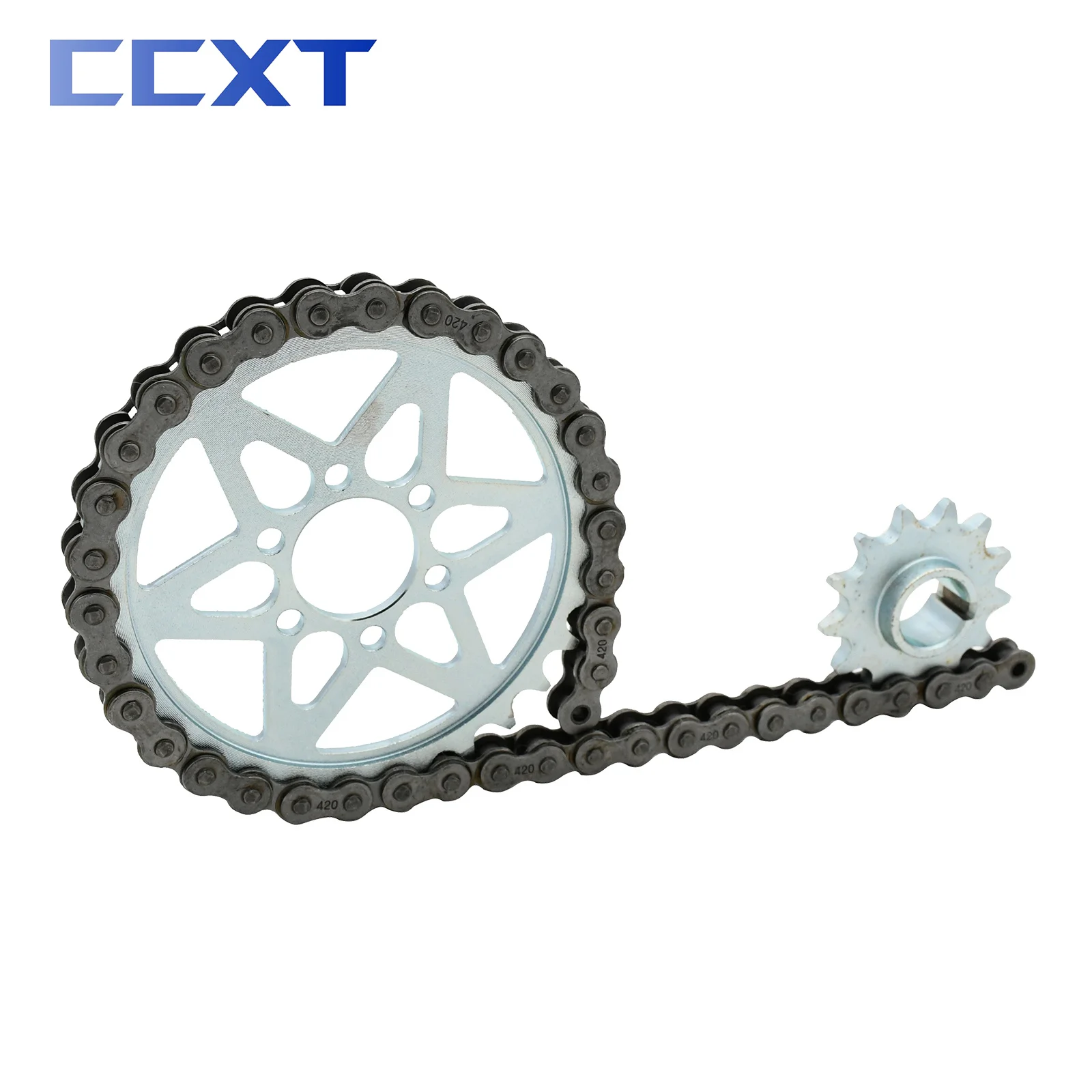 Motocross Electric Dirt Bike 30T 13T Chainring Sprockets 42 Section Chain For Sur-Ron Surron Light Bee & Light Bee X Universal