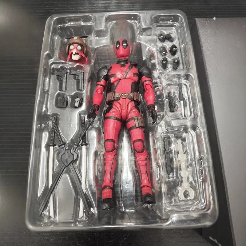 Figuras de Anime Deadpool de 18cm, versión de película x-men Deadpool Wolverine, figura de acción de PVC, modelo de colección móvil, juguete, regalo de cumpleaños