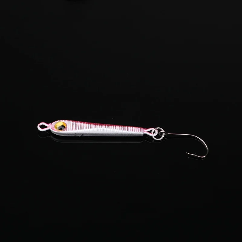 Fishing Micro Jigs Small Decoys Artificial Lure Jigbait 4/5g Single Hook Shore Cast Metal Bait 1 Piece Sale