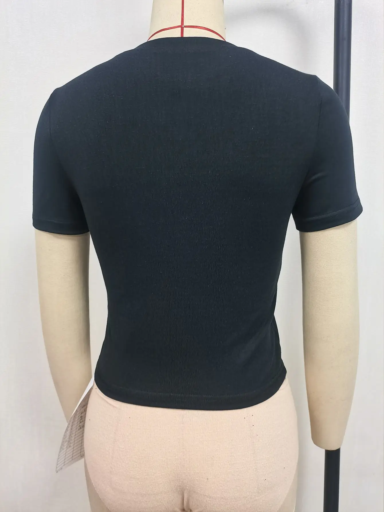 Bold Shade I Love Me Pattern Y2k Fashion T-shirts 90s Streetwear Aesthetic Bodycon Crop Tops Short Sleeve Female Sexy Clothing