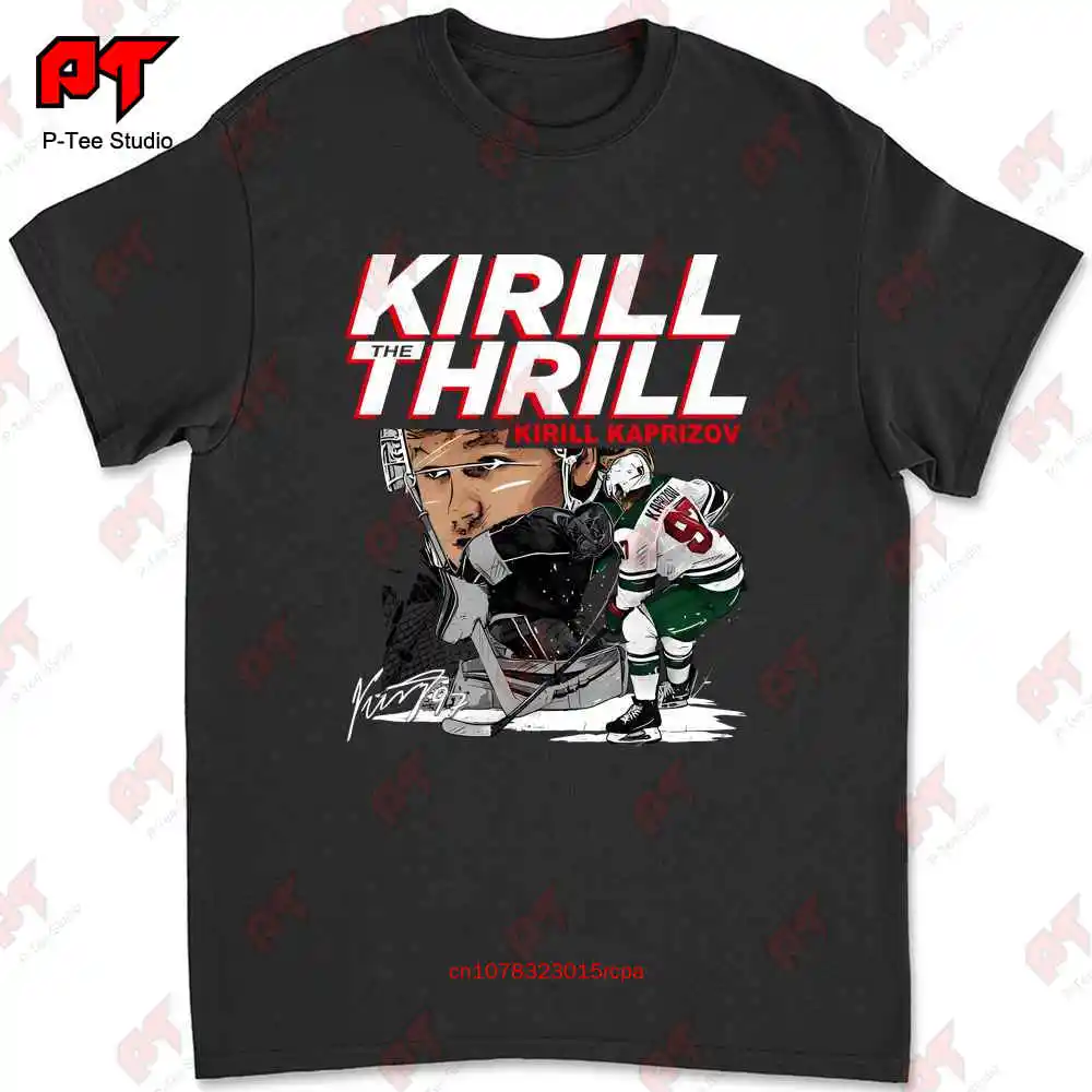 Kirill Kaprizov The Thrill Wht T-shirt Tee W3LX