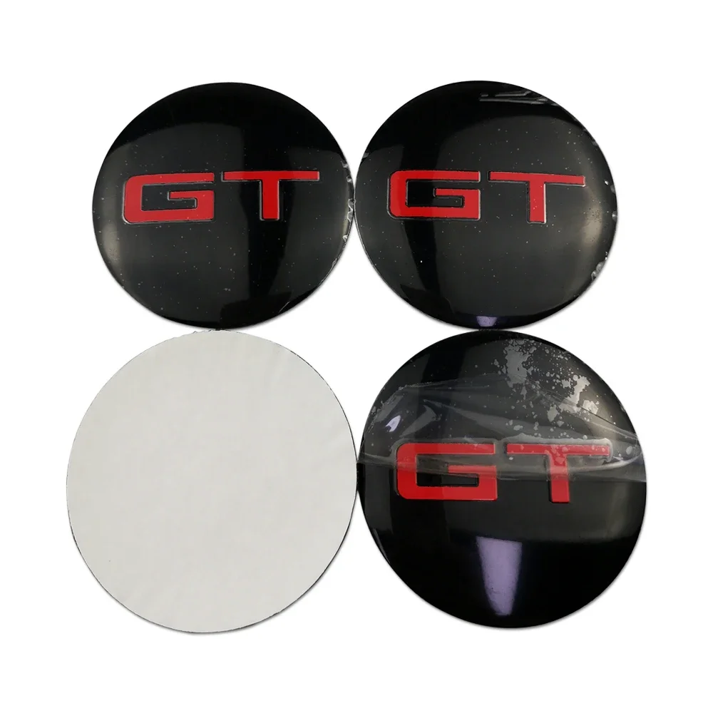 56mm GT GT.2 Car Wheel Center Stickers Tire Hub Caps Badge for Ford Mustang Mercedes Benz Nissan KIA KN Toyota Peugeot