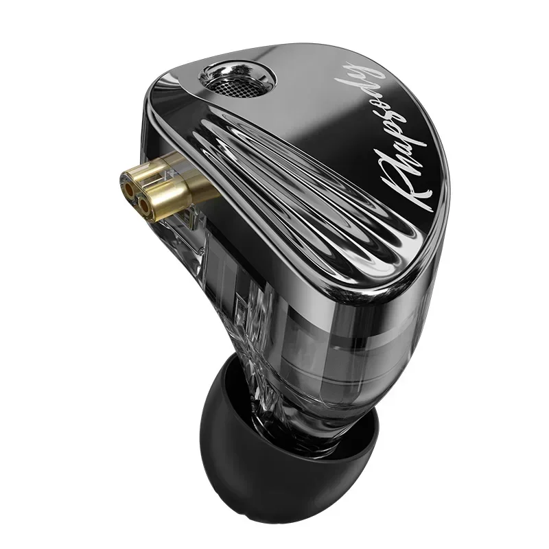 CCA Rhapsody 2DD + 4BA Earphone HiFi Musik IEM Headphone Hibrida Kabel Speaker Mini dengan Kabel Dapat Dilepas untuk Audiophiles Musisi CCA