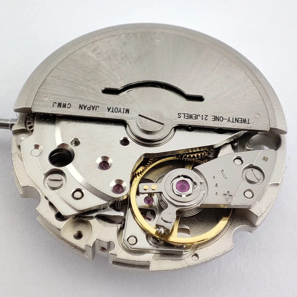 Miyota 8285 Automatic Mechanical Movement Mod Day-Date Watch Mechanism with Week at 12:00/Date at 3:00 O'clock 21 Jewels