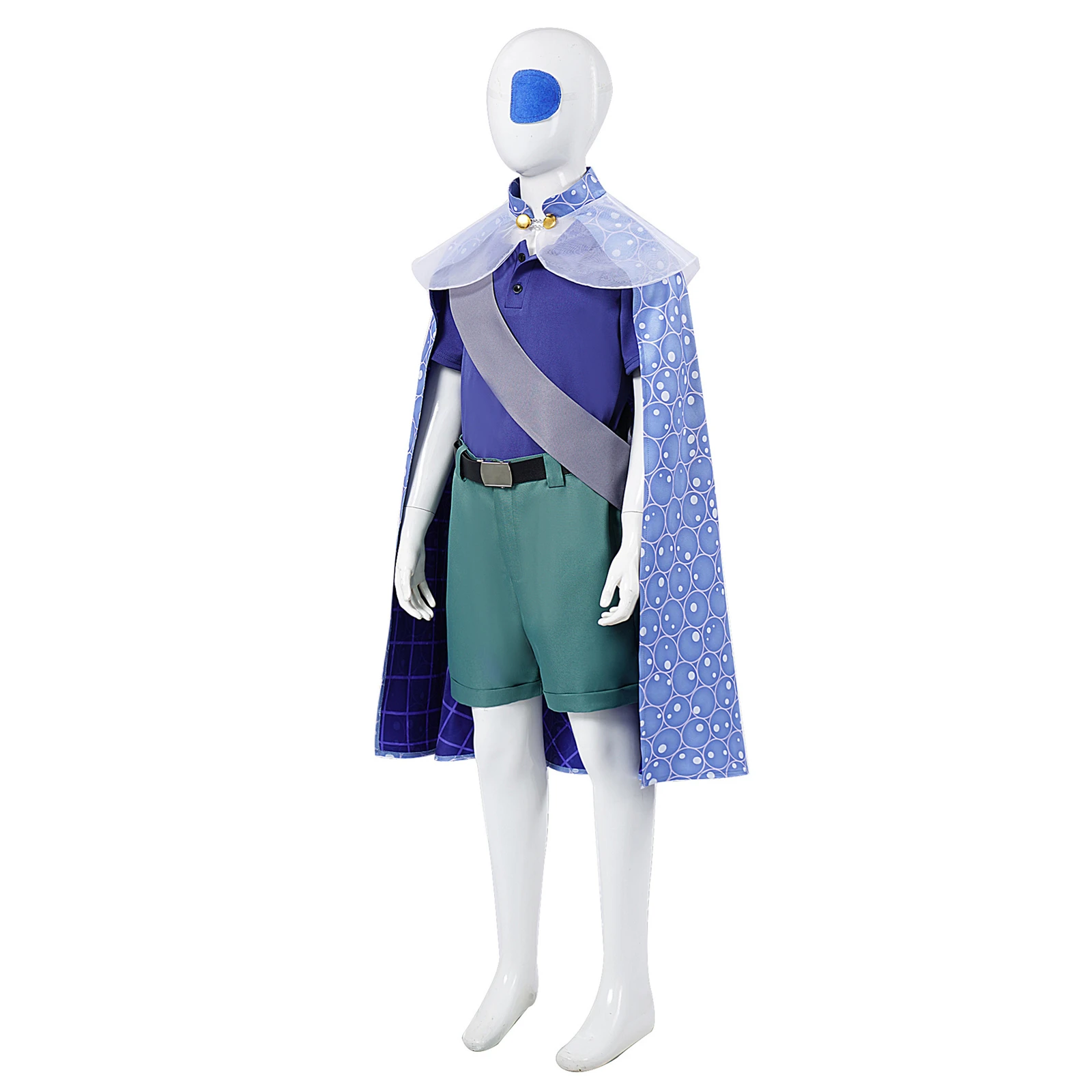 Boy Alien Cosplay Costume Children's Short-Sleeved Shorts Stage Performance Clothes Halloween Uniform