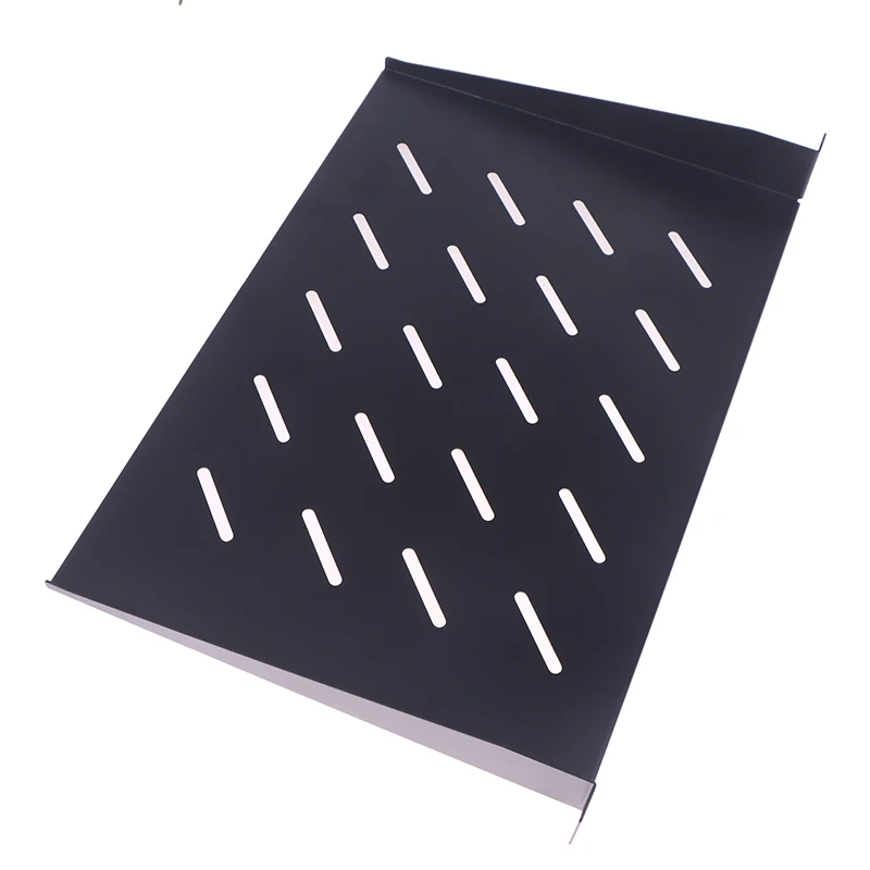 Professional Grade 1U Server Rack Mount Shelf; High-Quality, Ventilated Tray for 19-Inch Cabinet or Rack.