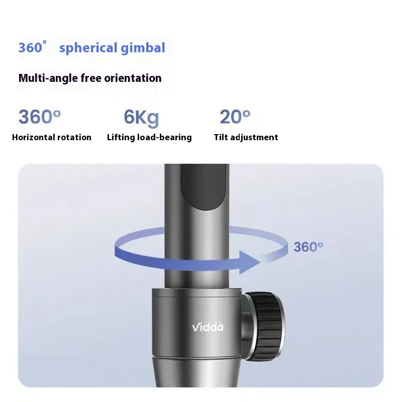 Original ASC6 Projector Ceiling Bracket for Vidda Projector C1/C2/C3 Series,M2Pro,Load Capacity 8kg,1/4 Inch Standard Screws