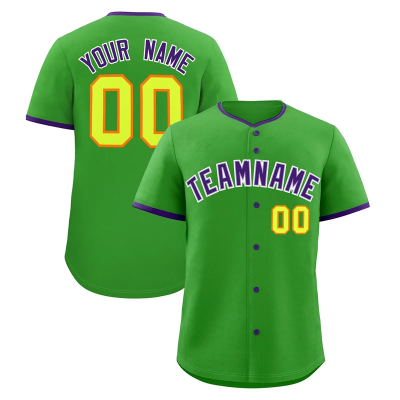 Custom Teamname Number Name Baseball Jersey Summer Fashion 3D Printed Pattern Short Sleeve Ready Stock Casual Oversized Top