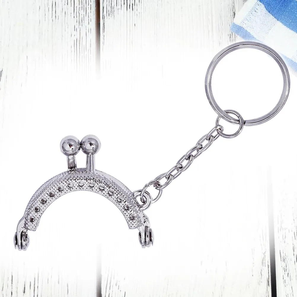 4Cm Small Clutch Bag Frame Retro Metal Replacement Key Chains Purse Frame Handle Handbag Clasp Lock Accessories DIY Craft