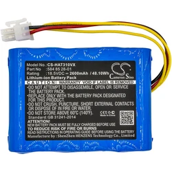 Li-Ion Battery for Gardena & Husqvarna Lawn Mowers | 18.5V, 2600mAh | Compatible with Sileno, R100Li, R130Li, R200LiC, AM315x